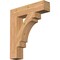 Ekena Millwork Merced Block Smooth Bracket, Western Red Cedar, 5 1/2"W x 26"D x 30"H BKT06X26X30MRC05SWR - alternate 1